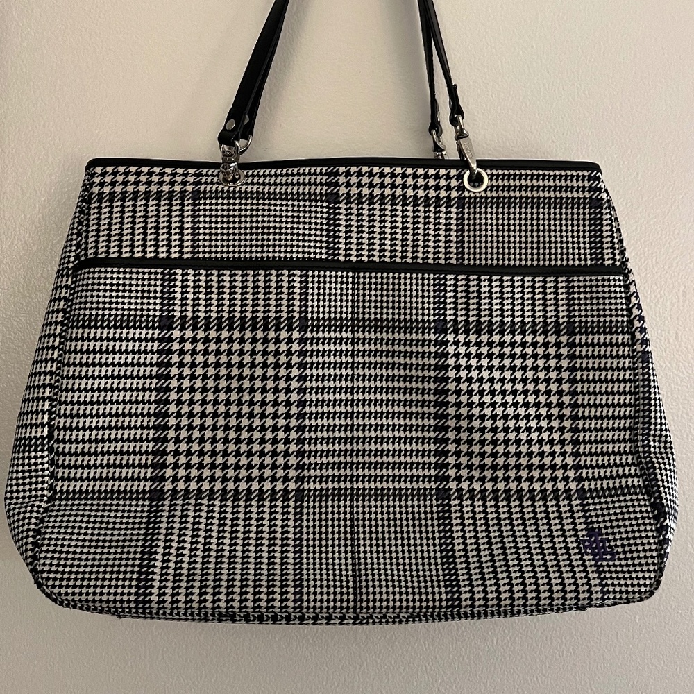Lauren Ralph Lauren Houndstooth Tote